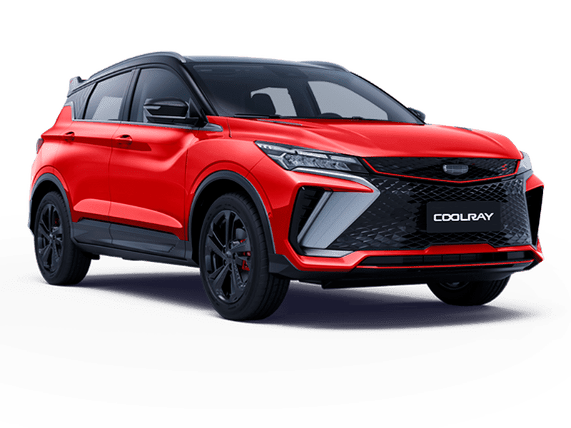 Купить Geely Coolray NEW в Новосибирске - Красный